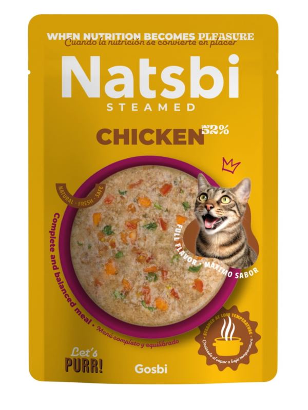 Gosbi Natsbi Cat Steamed Chicken - 80gr