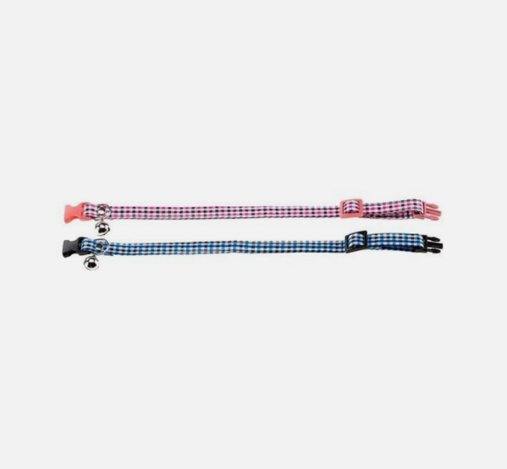 Ferplast Cat Collar Plaid With Bell - 1gr