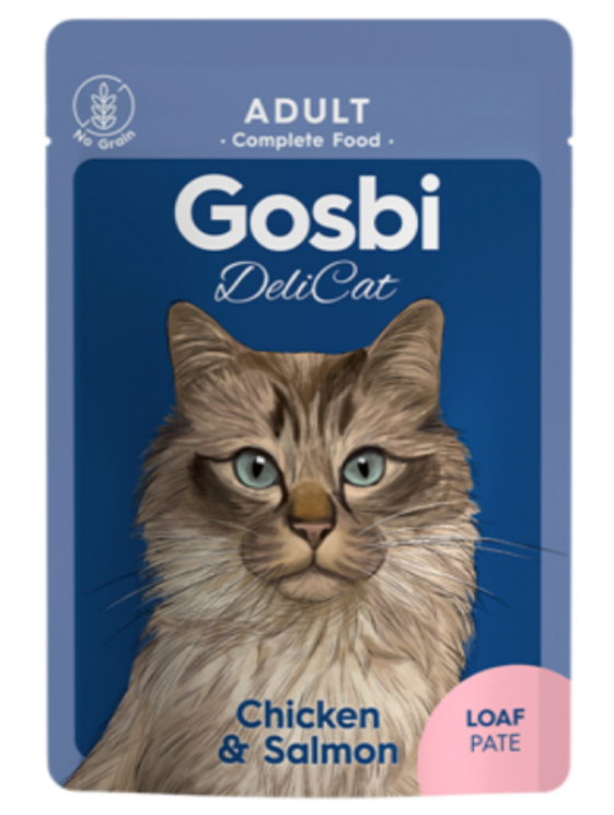 Gosbi Delicat Adult Chicken & Salmon Loaf - 70gr
