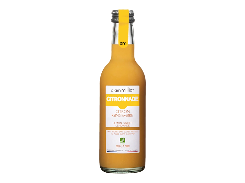 Alain Milliat Lemon & Ginger Lemonade 25cl, France