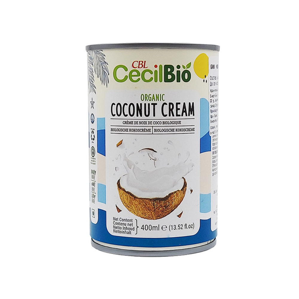 Organic Coconut Cream, 400 ml, Cecil Bio