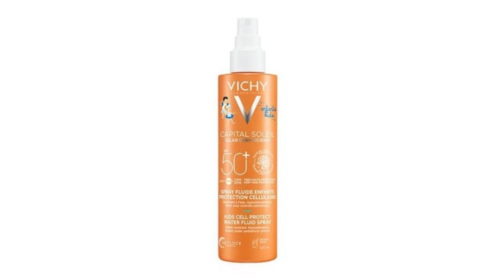 Vichy Capital Soleil Kids Cell Protect Water Fluid Spray Spf50+, 200Ml