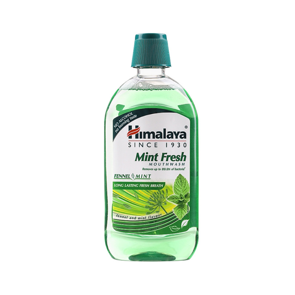 Mint Fresh Mouthwash, 450 ml, Himalaya
