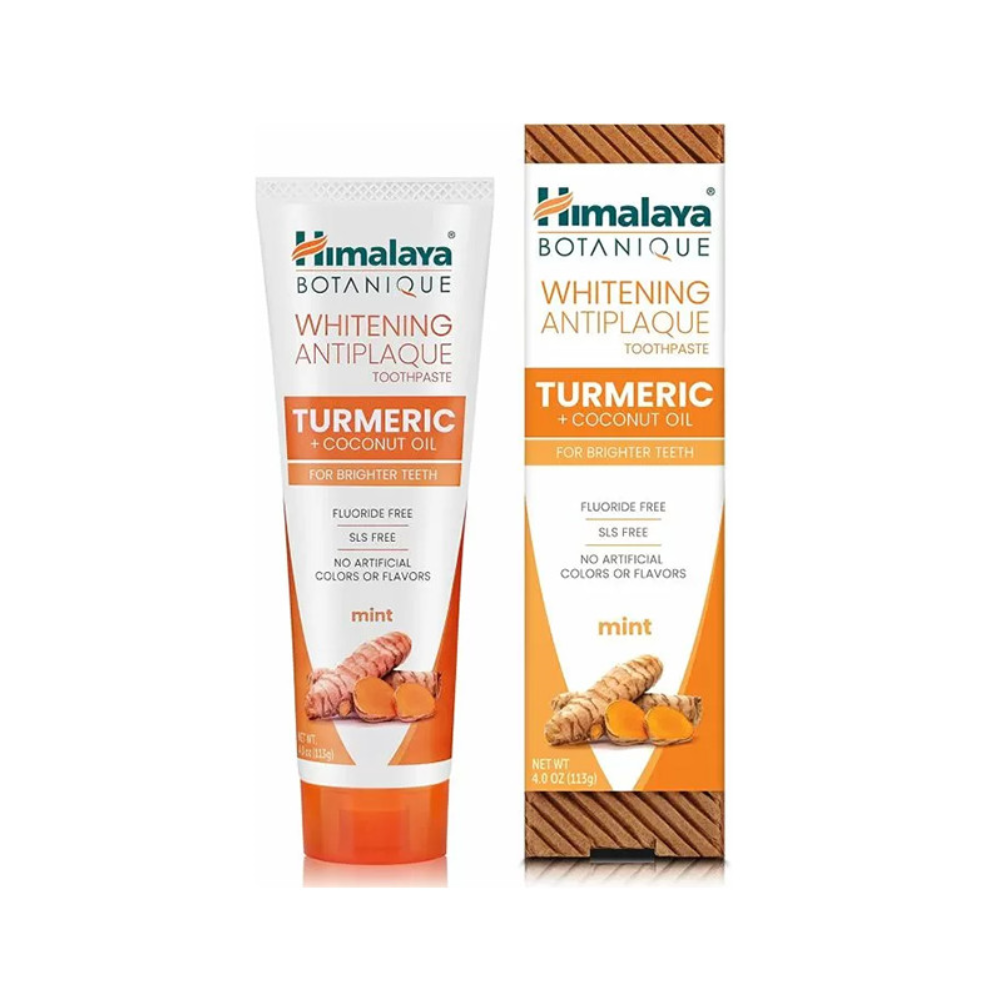 Whitening Τoothpaste With Τurmeric Αnd Coconut Oil, 113 g, Himalaya
