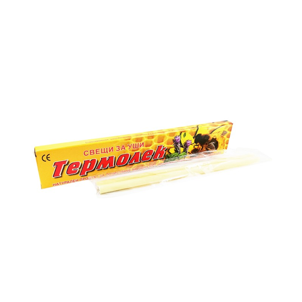 Ear Candle, Natural, Termolek, 2 Pcs