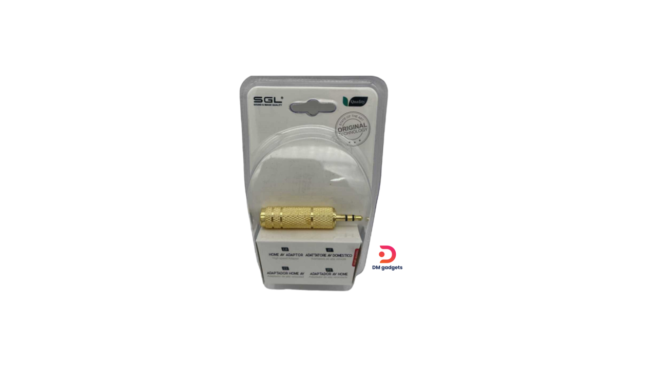 016C#SGL®T3106-1 Jack Audio Adapter 3.5mm -Gold
