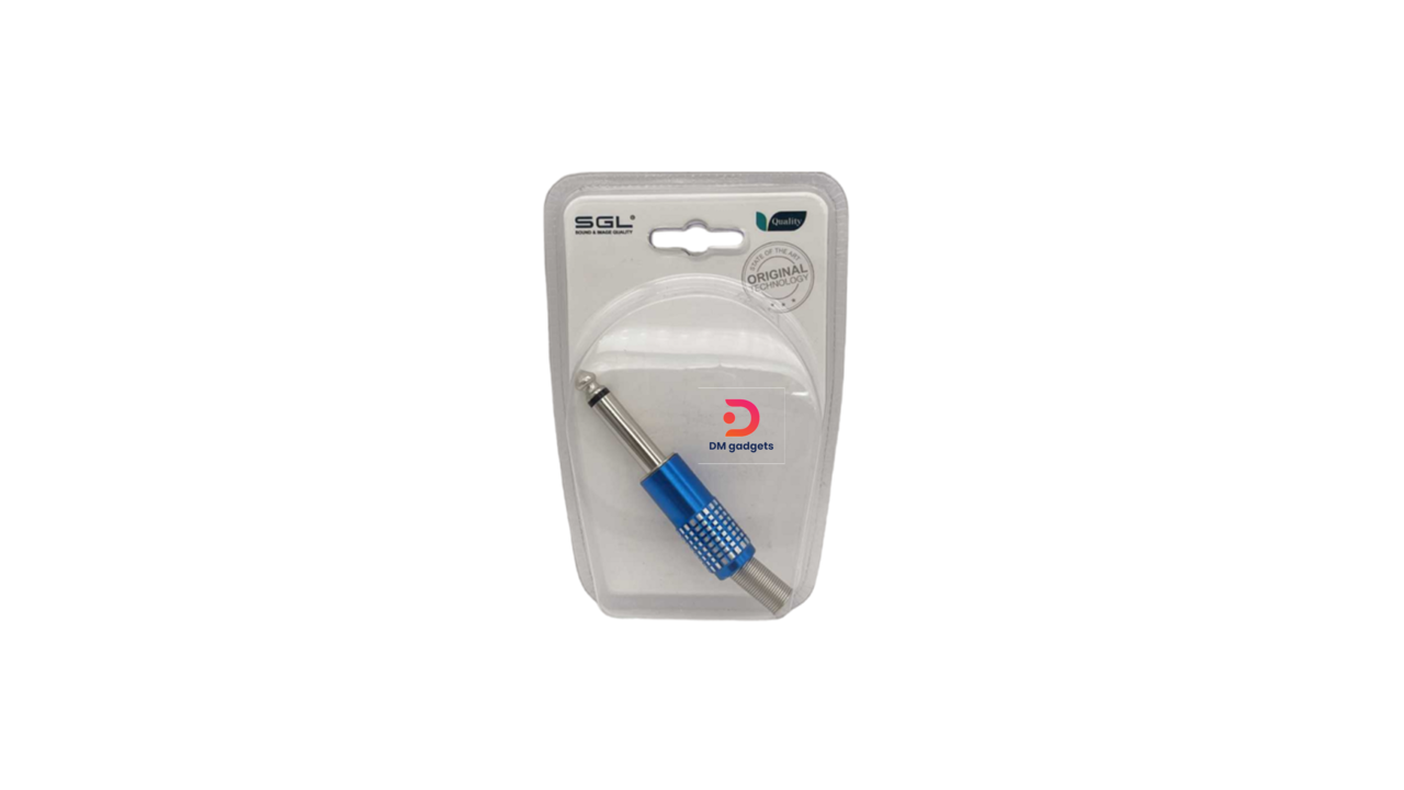 016D#SGL®1352A-1 Jack Audio Adapter 6.3mm -Blue