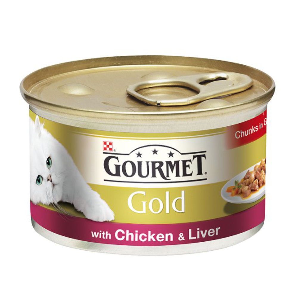 Purina Gourmet Gold Chicken And Liver In Salsa - 85gr