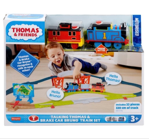 Talking Thomas & Brake Car Bruno Train Set
