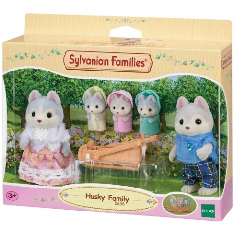 Sylvanian Families Husky Family 3 - 8 Years, Playsets
