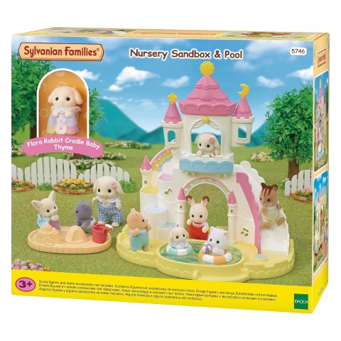 Sylvanian Families Nursery Sandbox & Pool 3 - 11 Years, Doll's Houses, Playsets