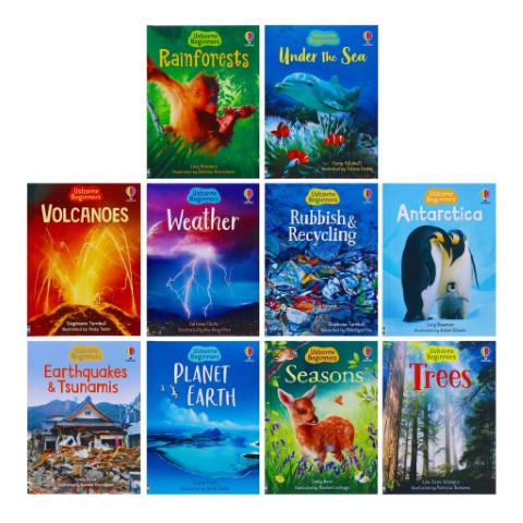 Usborne Beginners Our World Children's Hardback Book Assortment
