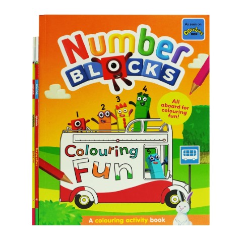 Numberblocks Colouring Fun & Sticker Activity Book -Play and Learn Sticker Book