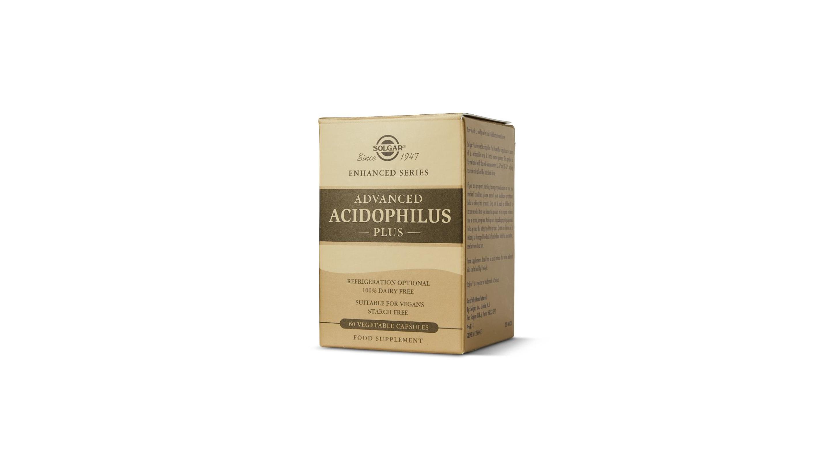 Solgar Advanced Acidophilus Plus 60 caps