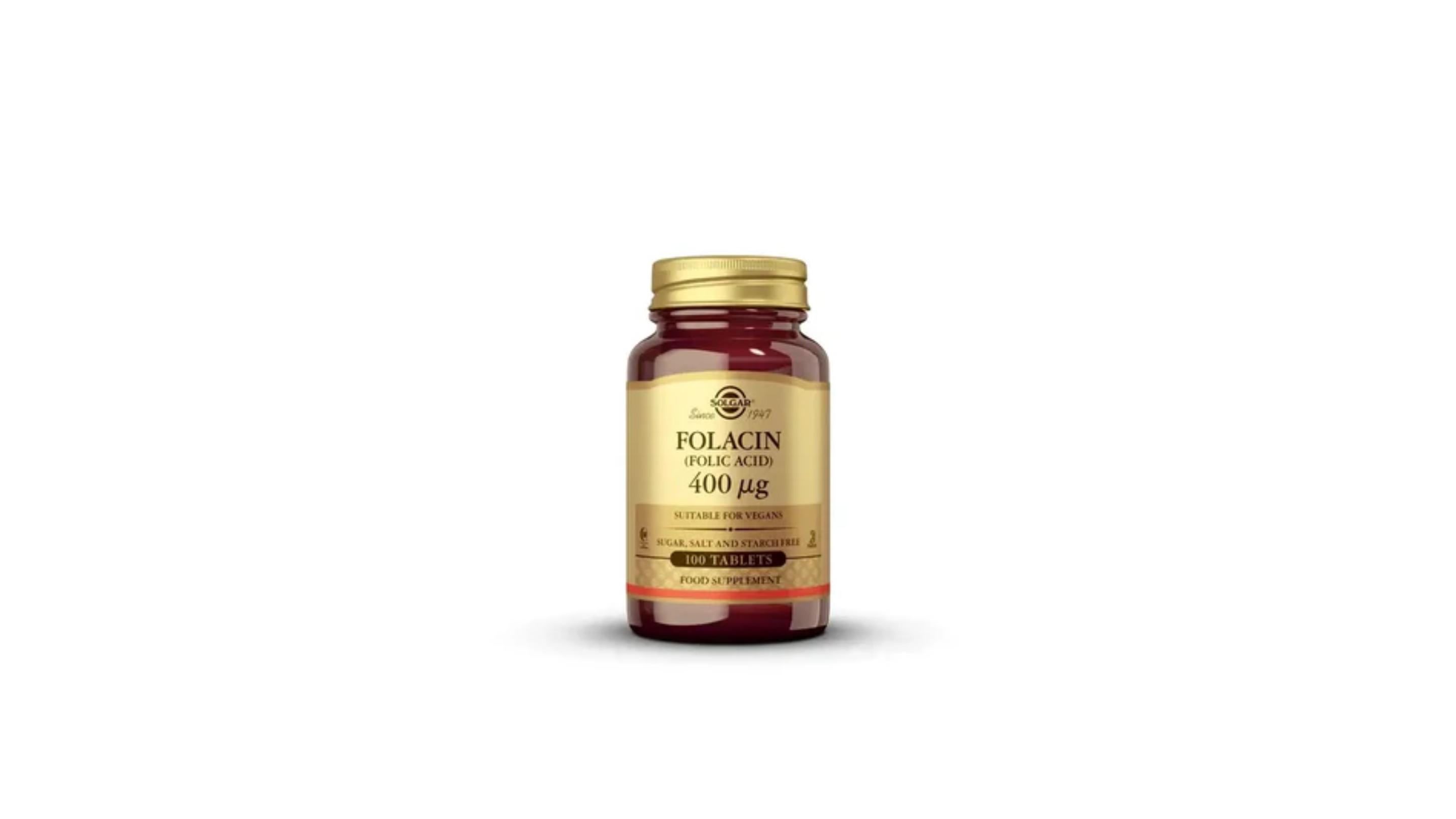 Solgar Folacin 400μg 100tabs