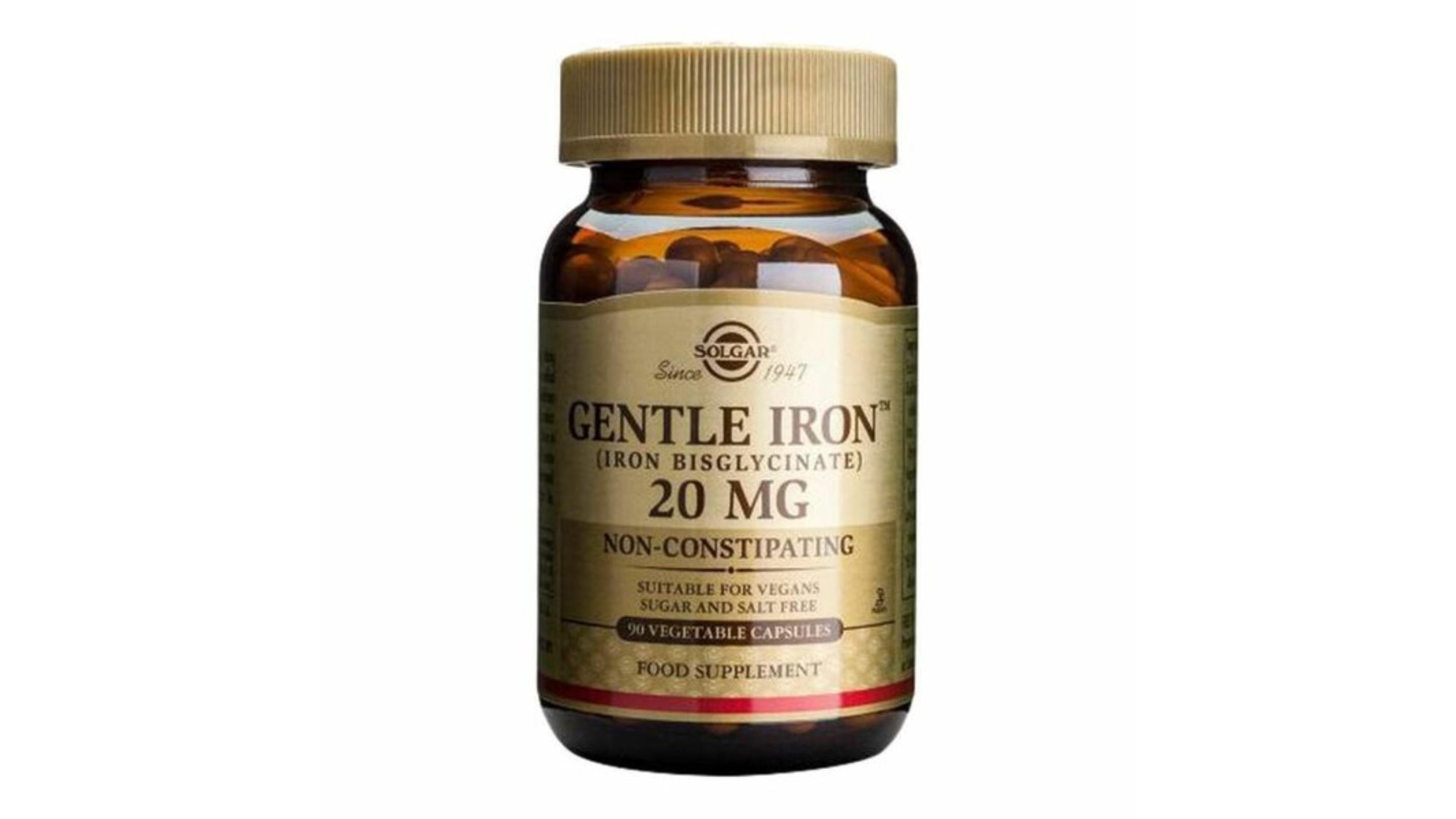 Solgar Gentle Iron 20mg 90 caps