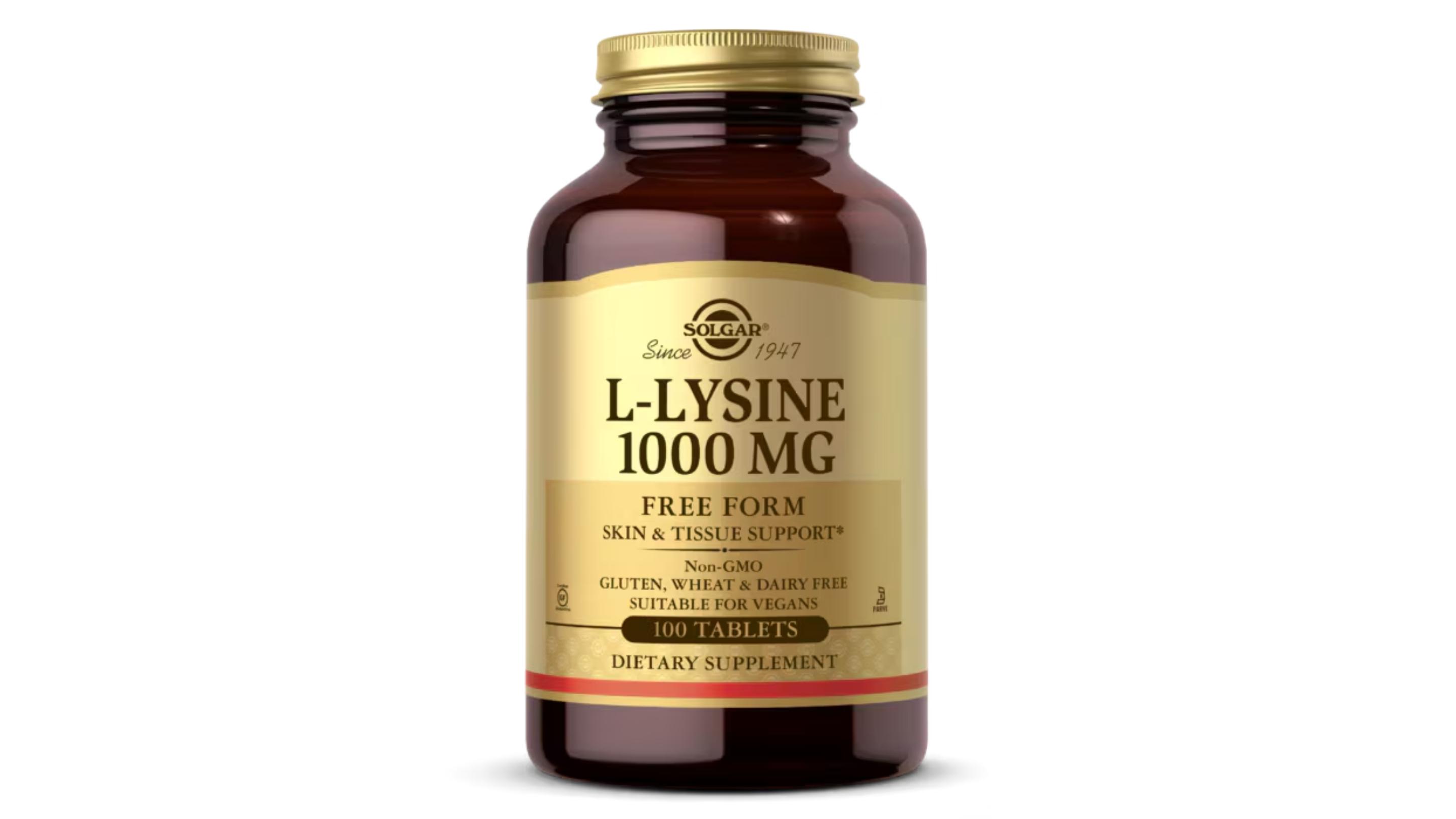 Solgar L -Lysine 1000mg 50 tabs