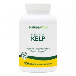 Natures Plus Kelp Supplement with Iodine & B Vitamins 300 Tablets