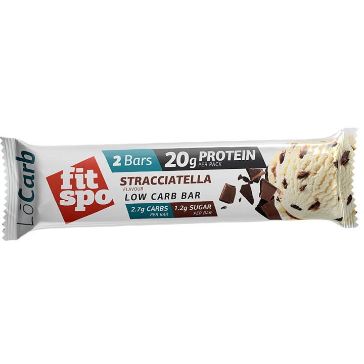 Fitspo Lo Carb Stracciatella Ice Cream Protein Bar, 60G