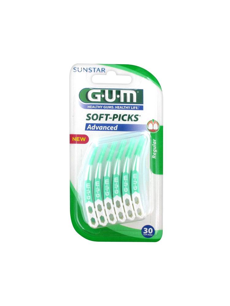 Gum Soft Picks Advanced Regular 650 X30