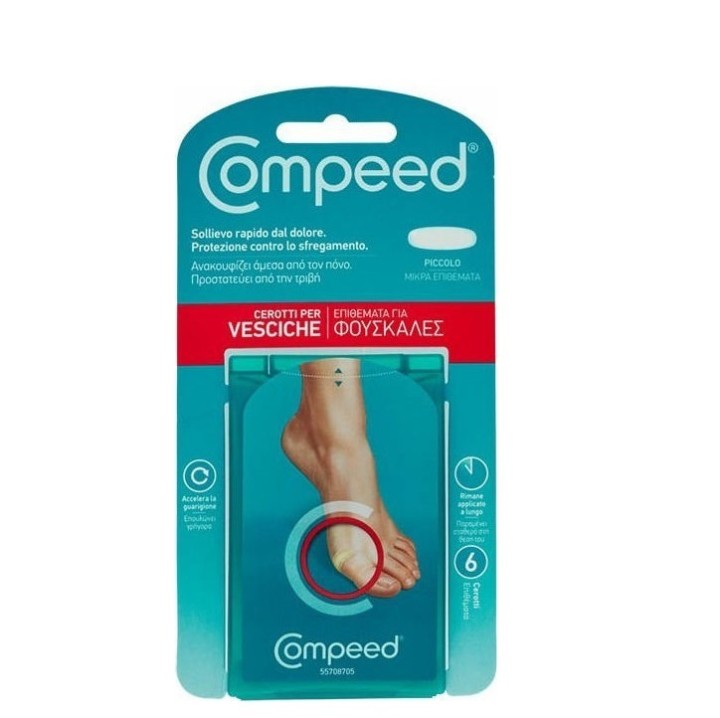Compeed Pads For Blisters Small 6 Pcs