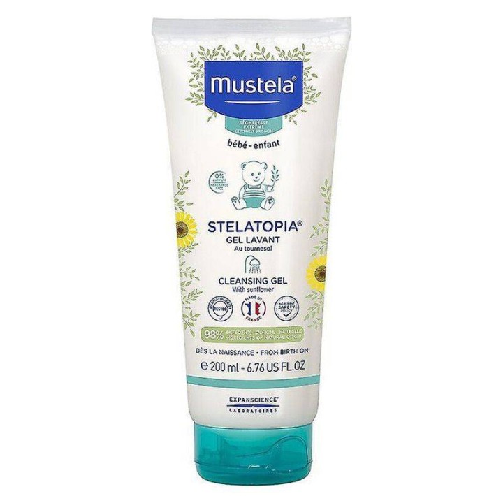 Mustela Stelatopia Cleansing Gel with Sunflower Body & Hair 200ml