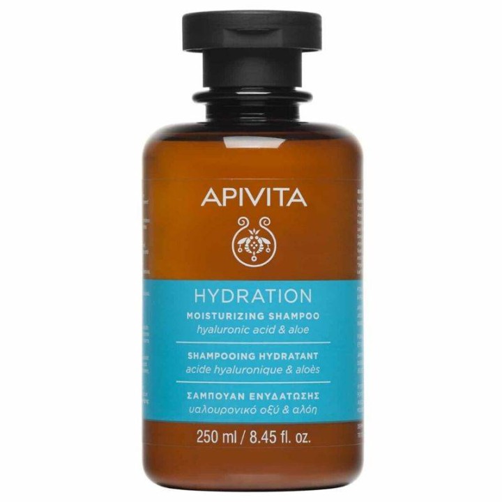 Apivita Hydration Moisturising Shampoo With Hyaluronic Acid & Aloe 250ml