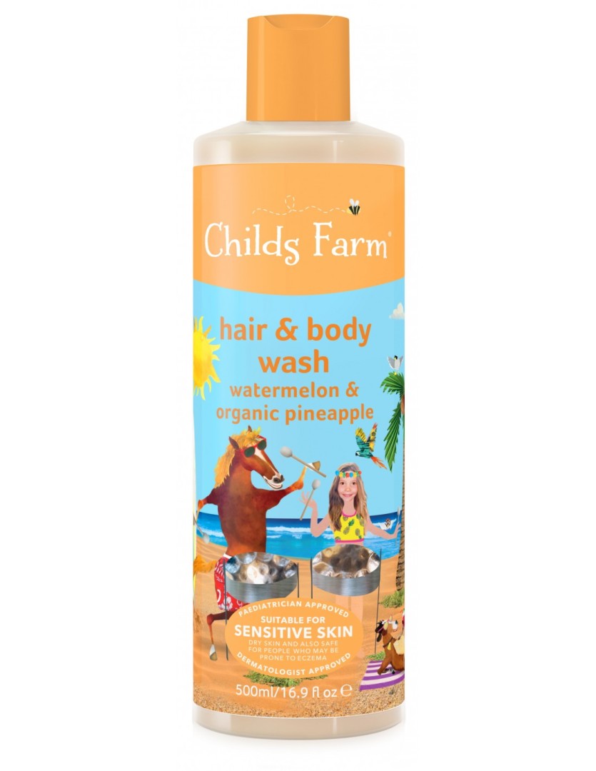 Childs Farm Hair&Body Wash Organic Pineapple & Watermelon 500Ml