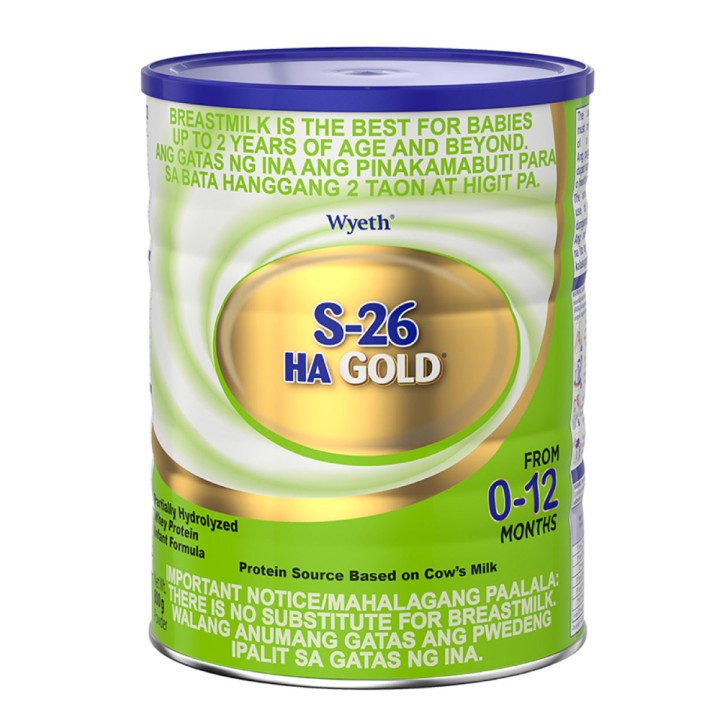 S-26 Gold Ha Hypoallergenic Powdered Infant Milk From Birth, 400G