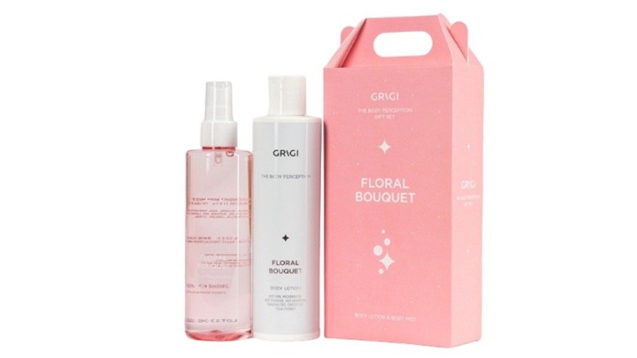 Grigi Floral Bouquet Body Mist 200ml+Body Lotion, 250ml