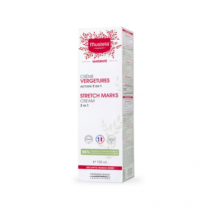 Mustela Cream Care Prevention Stretch Marks Action 3 In 1 150Ml