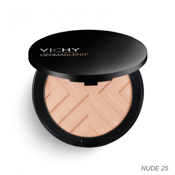 Vichy Dermablend Covermatte Compact Powder Foundation Spf25 Nude 25 9.5g