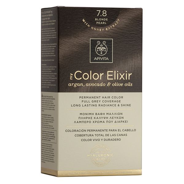 Apivita My Color Elixir Permanent Hair Dye No 7.8 Pearl Blond