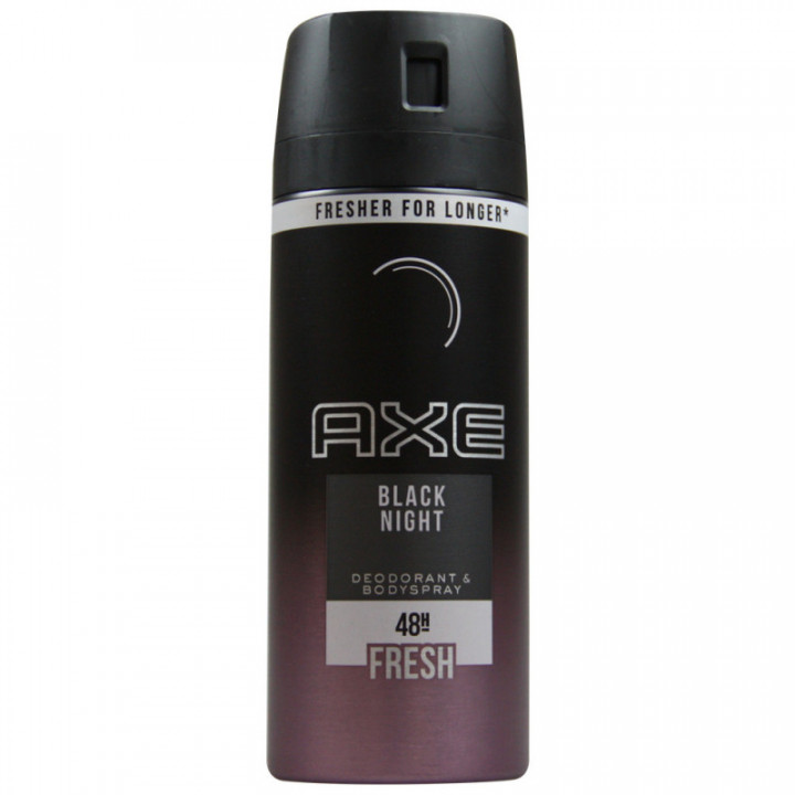 Axe Body Spray Black Night 48H Fresh Deodorant 150Ml
