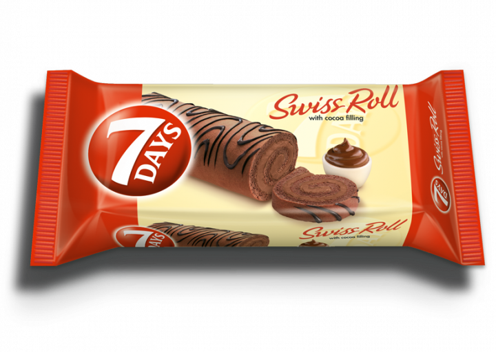 7Days Swiss Rolls With Cocoa Cream 200Gr