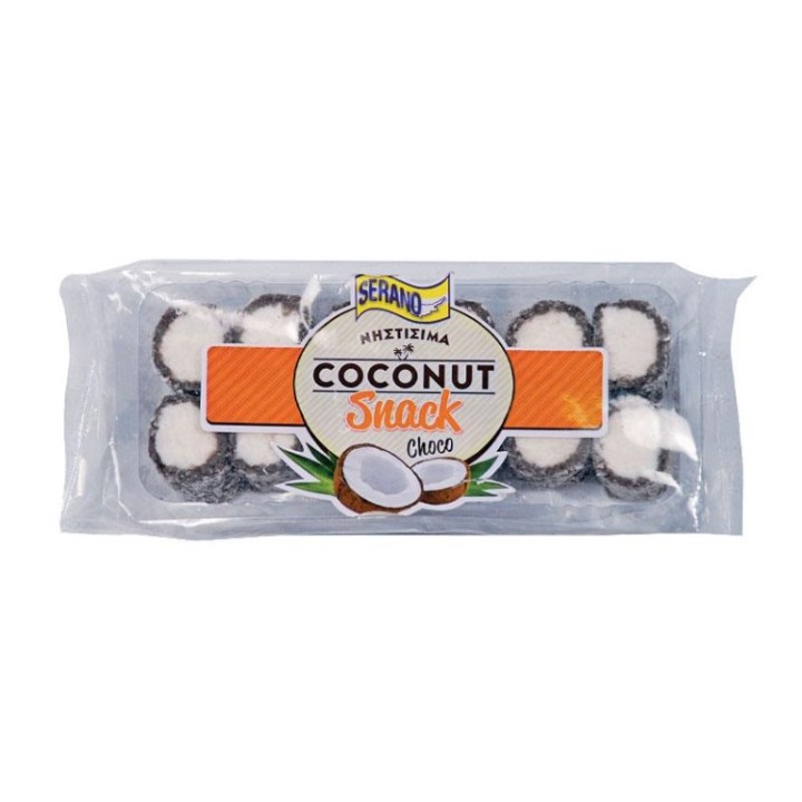 Serano Mini Coconut Rolls With Cocoa Snacks 250G