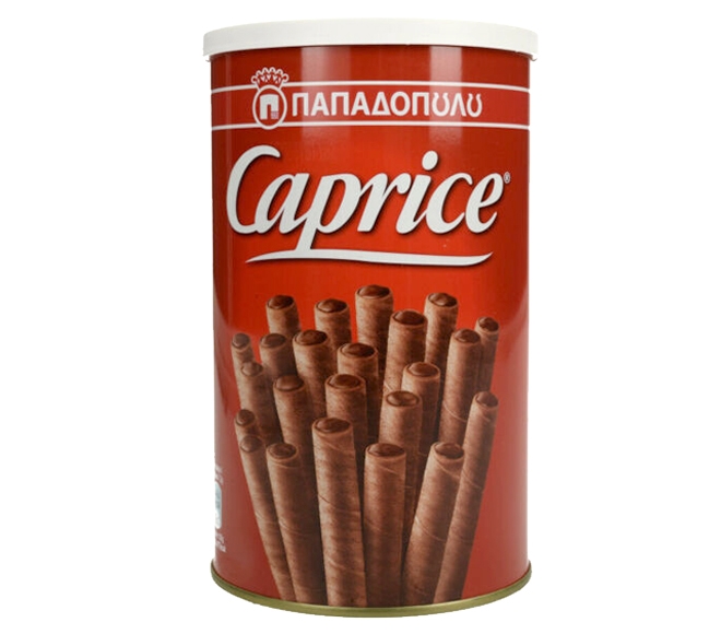 Papadopoulou Caprice Classic Wafer Rolls Hazelnut And Cocoa Cream 250G