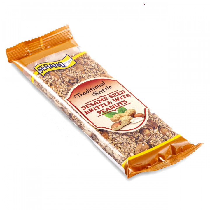 Serano Sesame Seed Brittle With Peanuts 60Gr