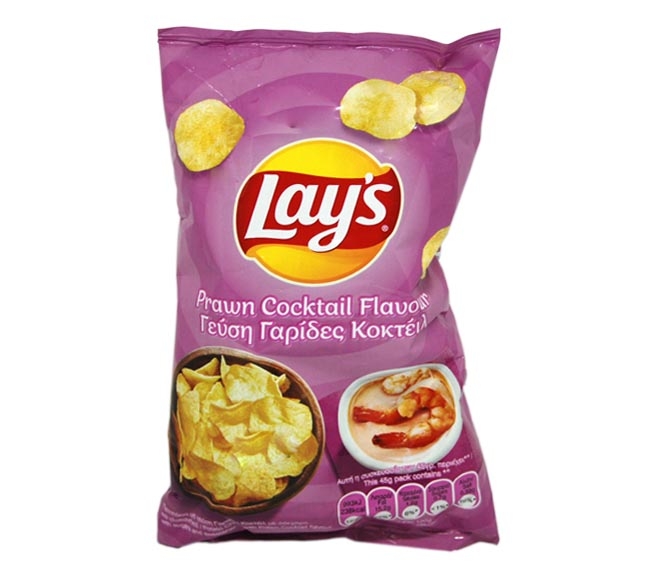 Lays Prawn Cocktail Potato Chips 180G