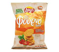 Lays Oven Baked Toma&Basil Potato Chips 105G
