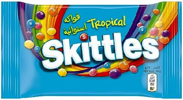 Skittles Tropical Candy 38G