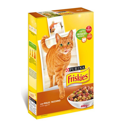 Friskies Cat Food Chicken & Turkey With Vegetables 400G
