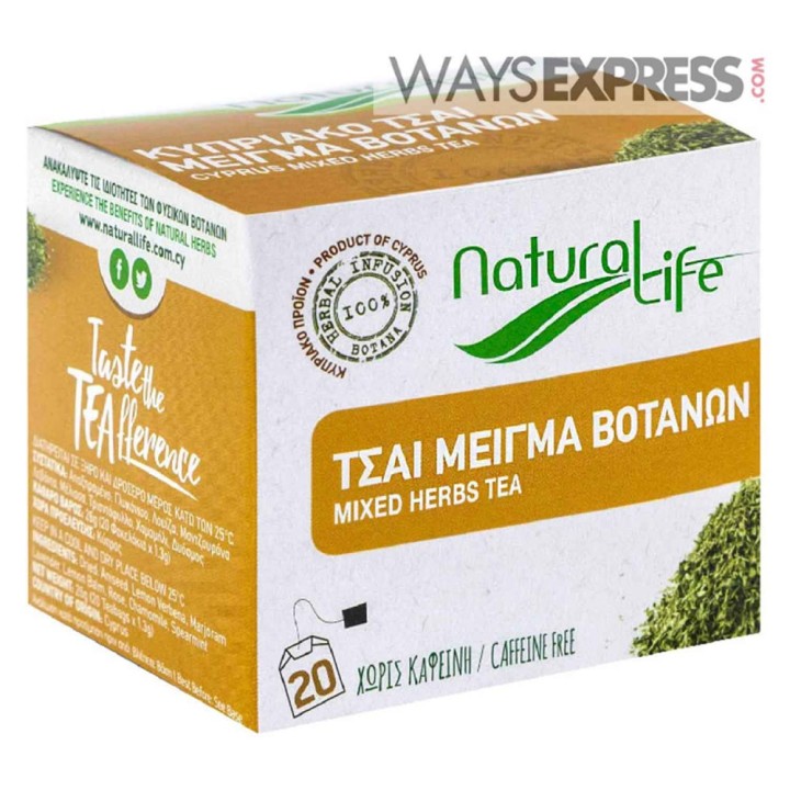 Natural Life Mixed Herbs Tea 20 Teabags