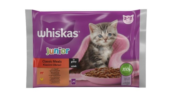 Whiskas Junior 4X85G