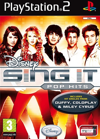 Disney Sing It Pop Hits Ps2
