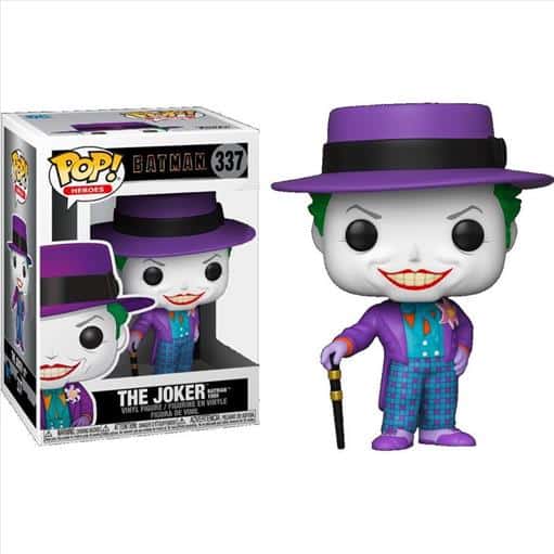 FUNKO POP! DC HEROES: BATMAN 1989 JOKER WITH HAT FIGURE