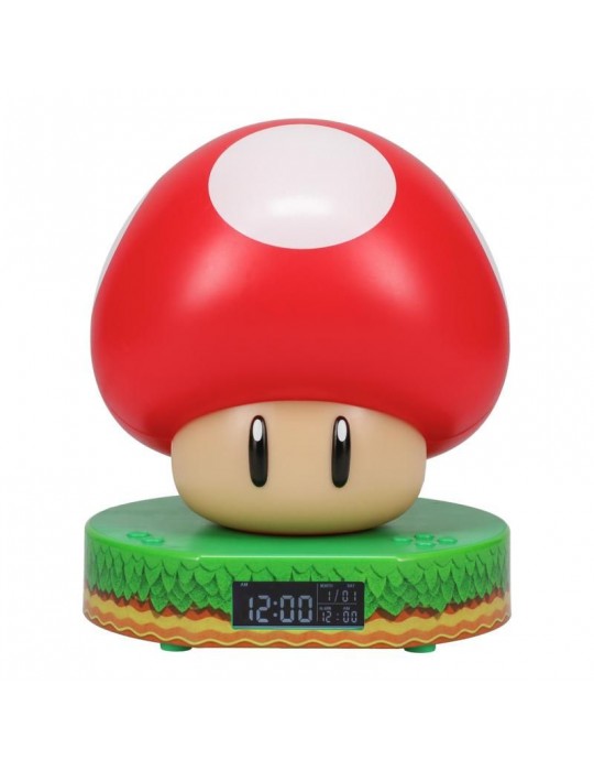 Paladone Nintendo Super Mario Mushroom Digital Alarm Clock