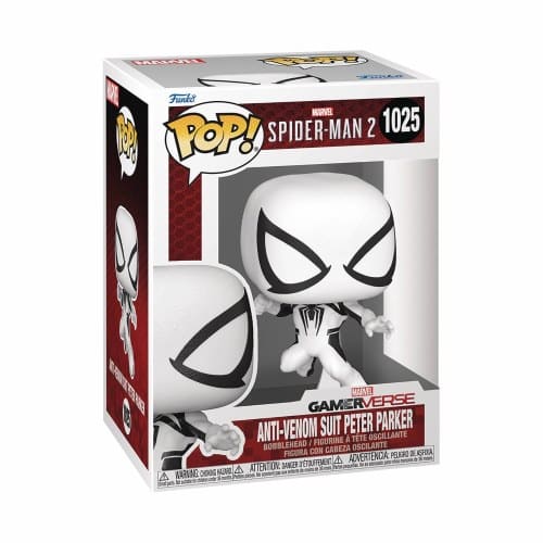 POP FUNKO! MARVEL: SPIDERMAN 2 GAMER VERSE ANTI VENOM SUIT PETER PARKER FIGURE