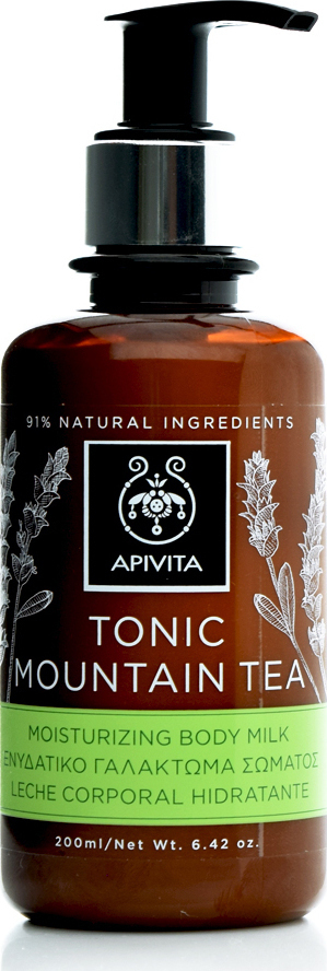 Apivita Tonic Mountain Tea Body Milk 200ml