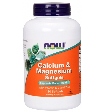 NOW CALCIUM & MAGNESIUM & D 120 Tabs